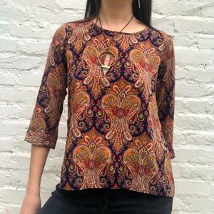 Boho Paisley Top